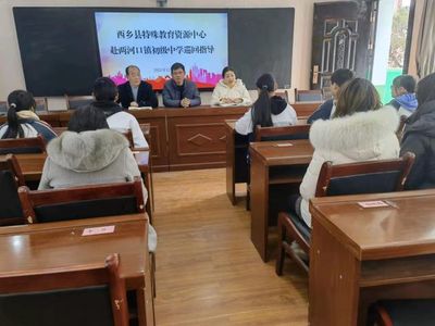 漢中市西鄉(xiāng)縣特殊教育資源中心到兩河口學校進行巡回指導